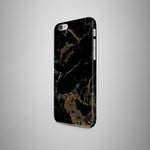 Golden Black Marble iPhone Case