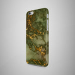 Golden Olive Marble Case