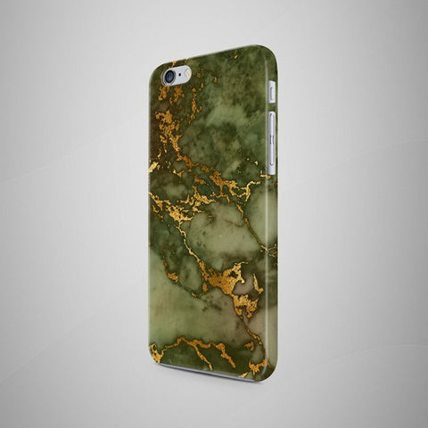 Golden Olive Marble Case