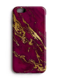 Golden Ruby Marble Case