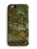 Golden Olive Marble Case